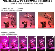 Load image into Gallery viewer, Grow Lights Plant Light for Indoor Plants-3 Heads
