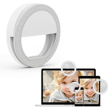 Load image into Gallery viewer, Selfie Ring Light, Portable Clip Selfie Light with 36 LED
