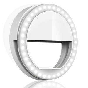 Selfie Ring Light, Portable Clip Selfie Light with 36 LED