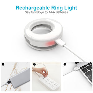 Selfie Ring Light LED Portable Clip-on RingLight