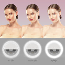 Load image into Gallery viewer, Selfie Ring Light LED Circle Light Clip
