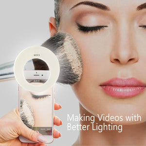 Selfie Ring Light LED Portable Clip-on RingLight