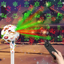 Load image into Gallery viewer, Christmas Lights Projector Laser Xmas Spotlight Waterproof (White Christmas Shell)
