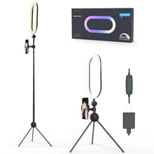 Load image into Gallery viewer, Ring Light 14&quot; with Tripod Stand and Phone Holder LED
