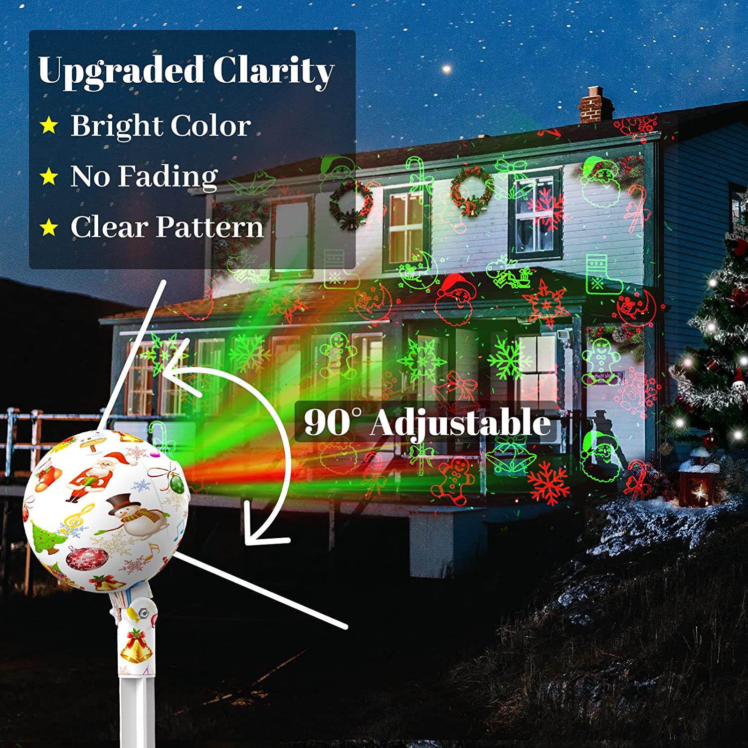Christmas Lights Projector Laser Xmas
