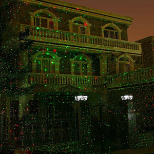 Christmas Lights Projector Laser Xmas Spotlight Waterproof (Camouflage Shell)