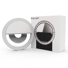 Load image into Gallery viewer, Selfie Ring Light LED Circle Light Clip

