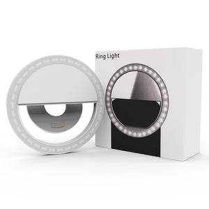 Selfie Ring Light LED Circle Light Clip