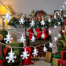 Load image into Gallery viewer, 100 LED Snowflake Indoor Outdoor Xmas Decoration White Light (USB Powered)
