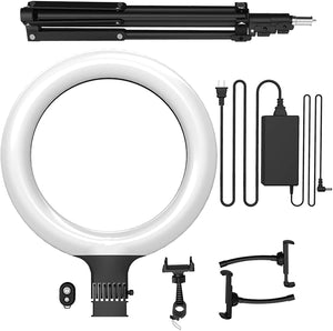 Ring Light with Tripod Stand and Phone Holder 14”