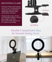Load image into Gallery viewer, Selfie Ring Light for Laptop Computer
