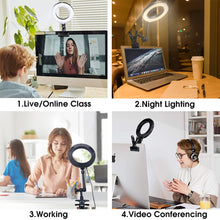 Load image into Gallery viewer, Selfie Ring Light for Laptop Computer
