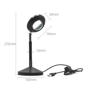 Led Sunset Projection Lamp Night Light