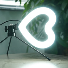 Load image into Gallery viewer, Heart-shaped Ring Light With Tripod
