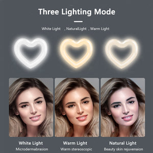 Heart-shaped Ring Light With Tripod