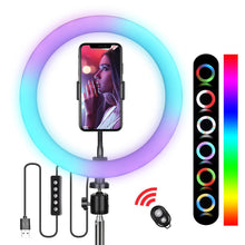 Load image into Gallery viewer, 12&quot; RGB LED Ring Light
