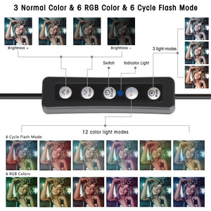 12" RGB LED Ring Light