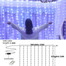 Load image into Gallery viewer, Curtain string lights
