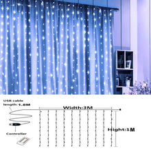 Load image into Gallery viewer, Curtain string lights
