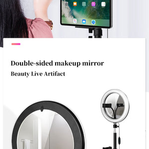 New LED Ring Light With Makeup Mirror